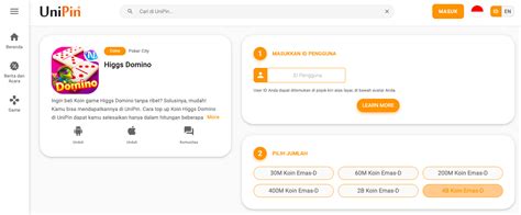 cara dapat koin higgs domino: Ambil Voucher UC untuk pembeli diamond reguler referensi top up gila image 2