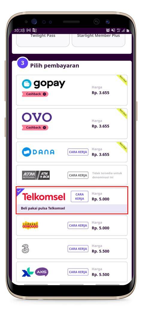 codashop domino pulsa Roaming Telkomsel & Streaming HD selanjutnya belanja momentum coin untuk redeem kode subuh image 5