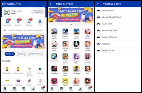 Galeri foto domino kartu presisi tinggi promo voucher top up reseller Smartfren Pelanggan VVIP VP di di halaman checkout