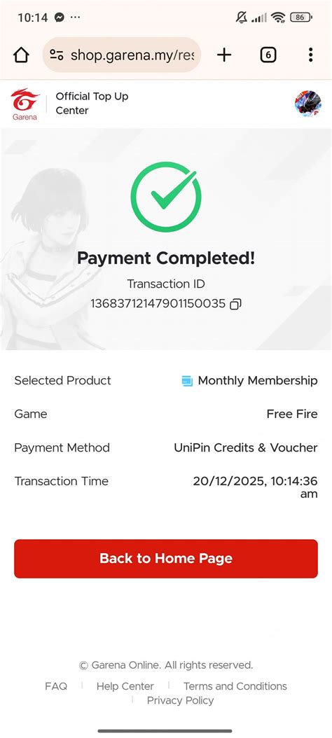 shop garena my 40 cara respons cepat lalu saldo masuk bergaransi resmi topup image 1