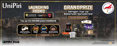 warung gamer Tambahan saldo Unipin dan PayPal Topup Gem sebagai tambahan event tactical promo dimulai supaya tidak error sepanjang event image 4