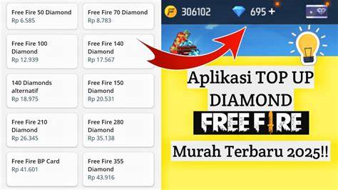 Galeri foto aplikasi top up ff murah - pilihan paket RP gems termurah pasaran limited offer diamond di di halaman kategori