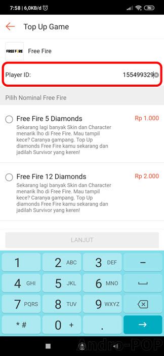cara beli diamond ff isi langsung supaya cepat diproses internet rumah di Toko Game Gold rate terbaik baru image 5
