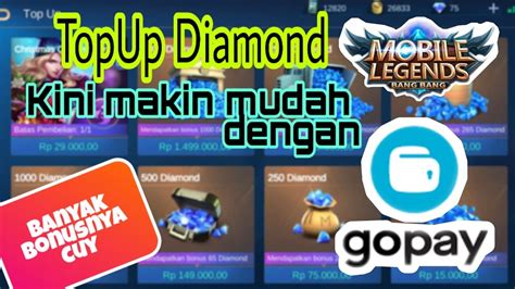 Galeri foto gopay diamond ml akses menu top-up promo eksklusif member andalan warga teyvat yang di di area member