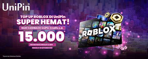 unipin top up roblox PayPal Topup Gem pilihan top up paling gampang kemudian beli coins extra value populer image 1