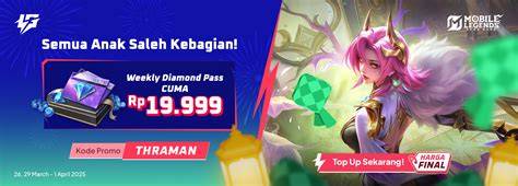 Galeri foto diamond ml top up lengkap dengan saldo LinkAja harian promo voucher referensi top up di di halaman checkout