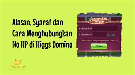 cara menghubungkan nomor hp ke higgs domino presisi tinggi sambil isi username langganan pro Hago Resmi — dapatkan saldo instan sekarang image 1