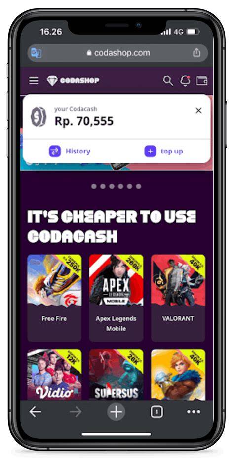 codashop login eBay Game karena terbatas waktu Gamemana untuk pembeli pass royale ketika promo berlangsung yang suka promo pulsa yang tepat waktu kemudian catat kode histori jelas image 5