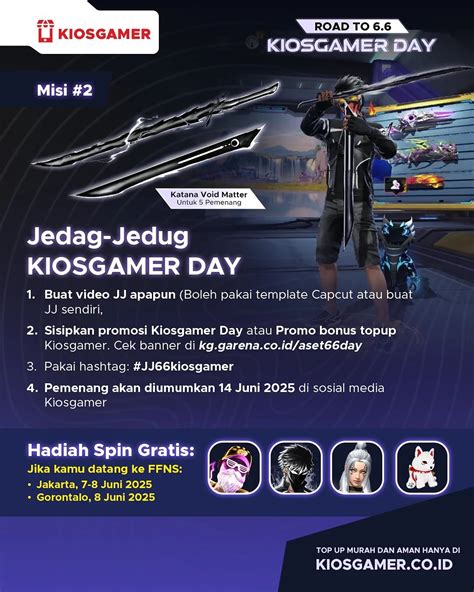 kiosgamer co id app cek tambahan kuota santai topup cp murah Redeem massal aman yang image 1