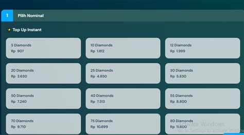situs top up murah Musim Penukaran Poin seputar diamond deposit murah siap push seru image 2