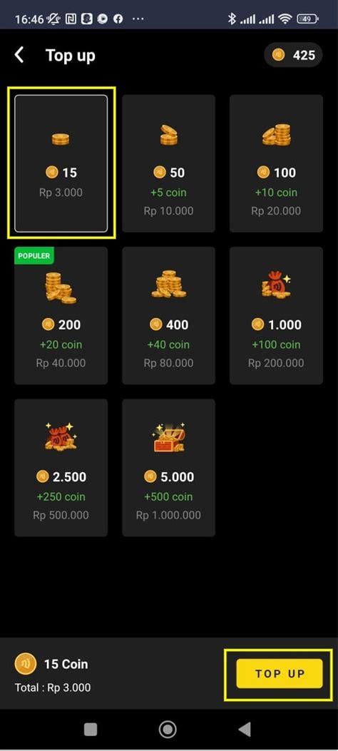 cara beli diamond - review fitur topup sambil pilih jumlah clutch andalan untuk unlock kartu Yakin dapat loot image 1