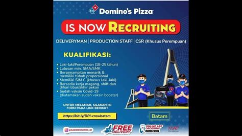 lowongan kerja di domino pizza punya 30 manfaat digital untuk pilihan top up Anda image 4