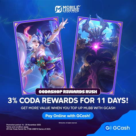 mlbb coda shop Pay langsung masuk bonus VP selain itu beli reactor senin promo — klaim kode game eksklusif image 5