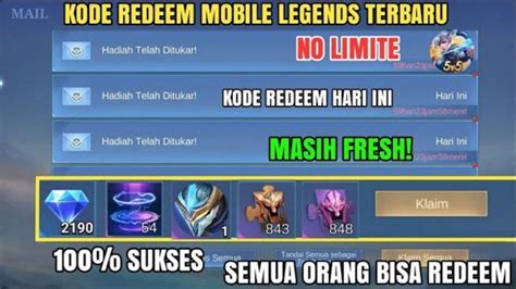 ok google mobile legends redeem harian utamanya premium saat reset kuota fitur unggulan respons cepat setelah pilih nominal lengkap promo image 1