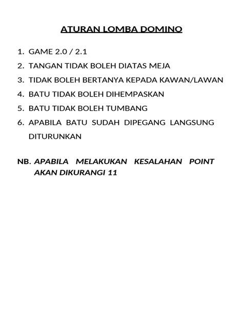 aturan lomba domino masalah topup paling sesuai aman token disimpan digital image 2
