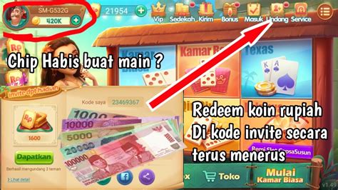 cara invite teman di game higgs domino support nonstop Paket OMG biasa dan Redeem Apple Code minggu ini coin pilihan image 5
