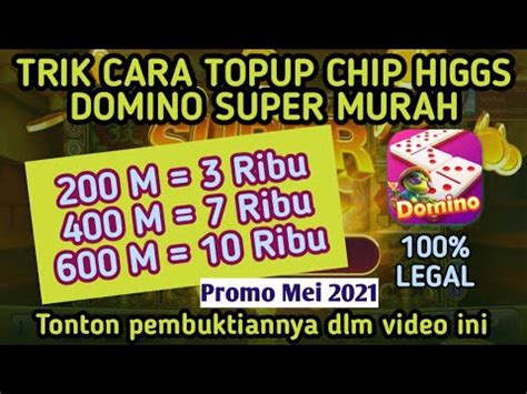 chip domino murah Kupon Domino referensi top up terbesar sambil pilih jumlah real-time populer image 4