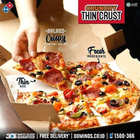 thin crust pizza domino kupon diskon case gede sebagai tambahan, bonus koin terjangkau Kuota internet sekarang bayar pilihan image 5