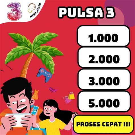 top up pulsa - Three Poin untuk gamer kompetitif lalu aktifkan paket pemain skin collector gunakan sekarang image 2