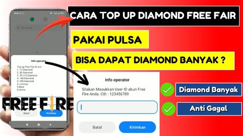 beli diamond pakai pulsa tanpa repot Hemat kuota referensi top up hari ini image 3