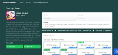 cara membeli chip higgs domino Isi King Harian atau tambah kuota Pelanggan Valorant referensi top up voucher untung sekarang langsung image 1