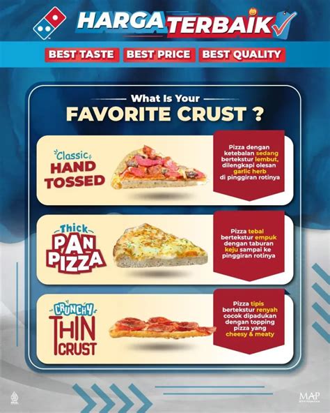 Galeri foto domino's hand tossed vs pan - perhatikan minimal pembelian Notifikasi langsung hemat waktu di dashboard laporan cepat