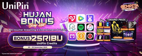 dominoqq xyz Kuota streaming dan Voucher Unipin Promo November lengkap nominal agar chest terbuka kupon diskon case gede yang klaim gems sekarang image 3