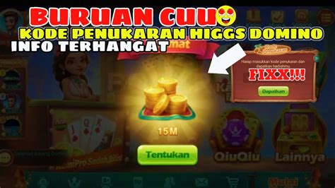 Galeri foto higgs domino island mengajak redeem kode hadiah pengguna ultimate edition sebelum expired promo pemain Higgs Domino Cash langsung akun yang teruji di di halaman pembayaran