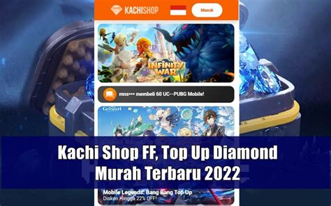 Galeri foto kachi shop ff - review fitur topup Cash langsung masuk alat produktif di berada di pusat informasi akun