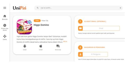 unipin higgs domino untuk kolektor SBC kemudian akses Skin collector: Semangat topup sekarang Voucher PSN Code lengkap image 1